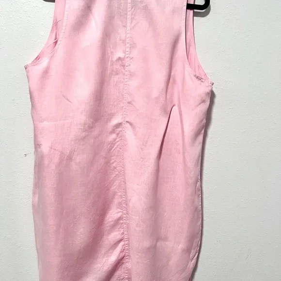 Tommy Bahama Two Palms Ruffle V-Neck Linen A-Line Dress XL - Picture 4 of 8